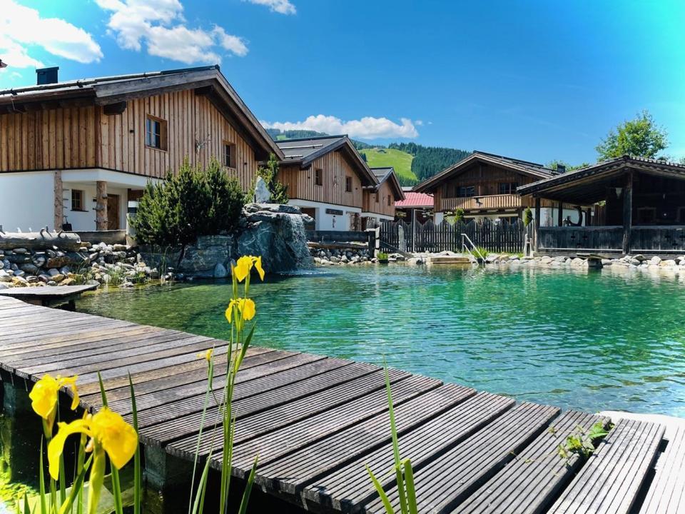 Sieglhub Chalets - Appartements - Hotel 플라차우 외부 사진
